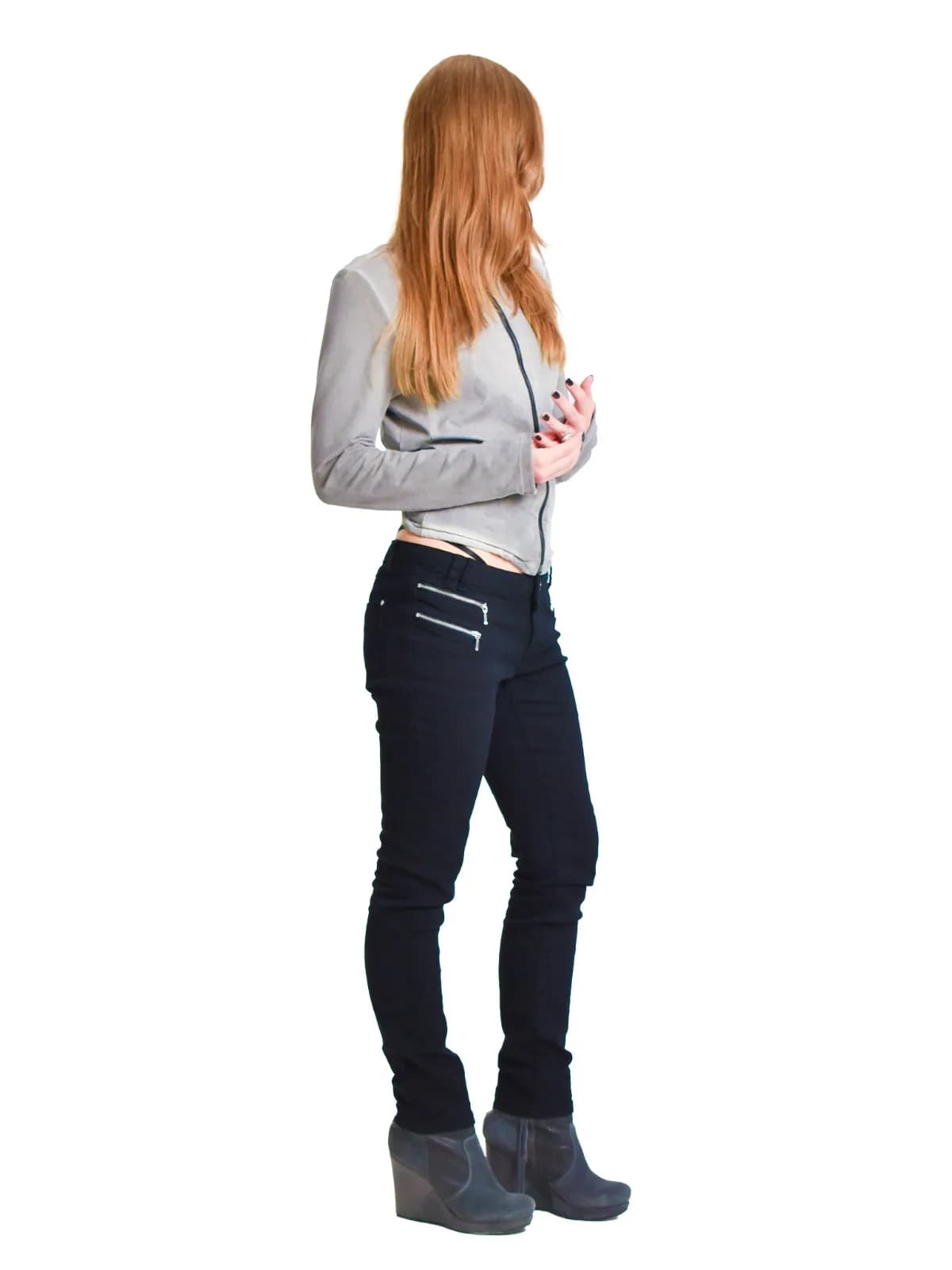 SKINNY ZIP DENIM — ракурс 3