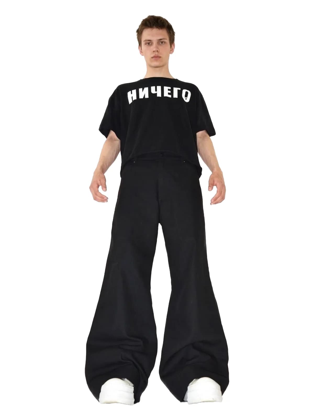 black flared pants — ракурс 1